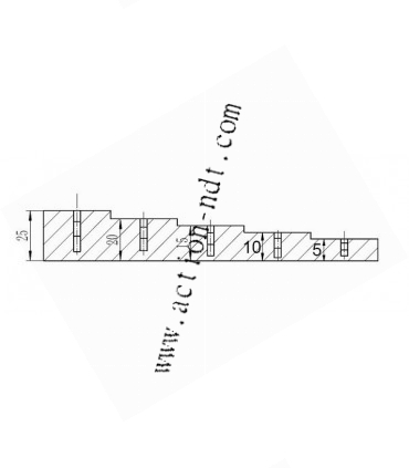 Cales à gradins avec 12 TFP 3mm