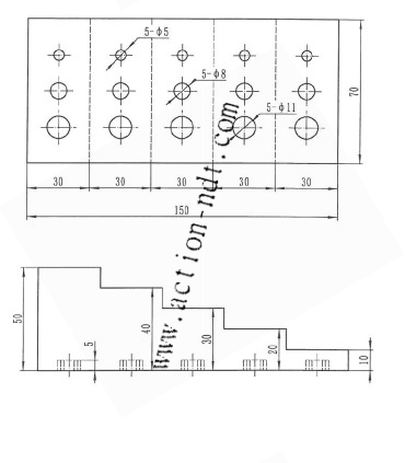 CALES 5 GRADINS EN10160 TFP5-8-11mm