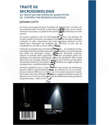 LIVRE - TRAITÉ DE MICROSISMOLOGIE OU TRAITÉ SUR UNE APPROCHE QUANTITATIVE DU CONTRÔLE PAR ÉMISSION ACOUSTIQUE