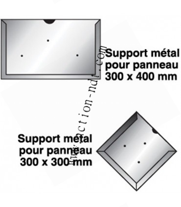 Supports panneaux véhicules.